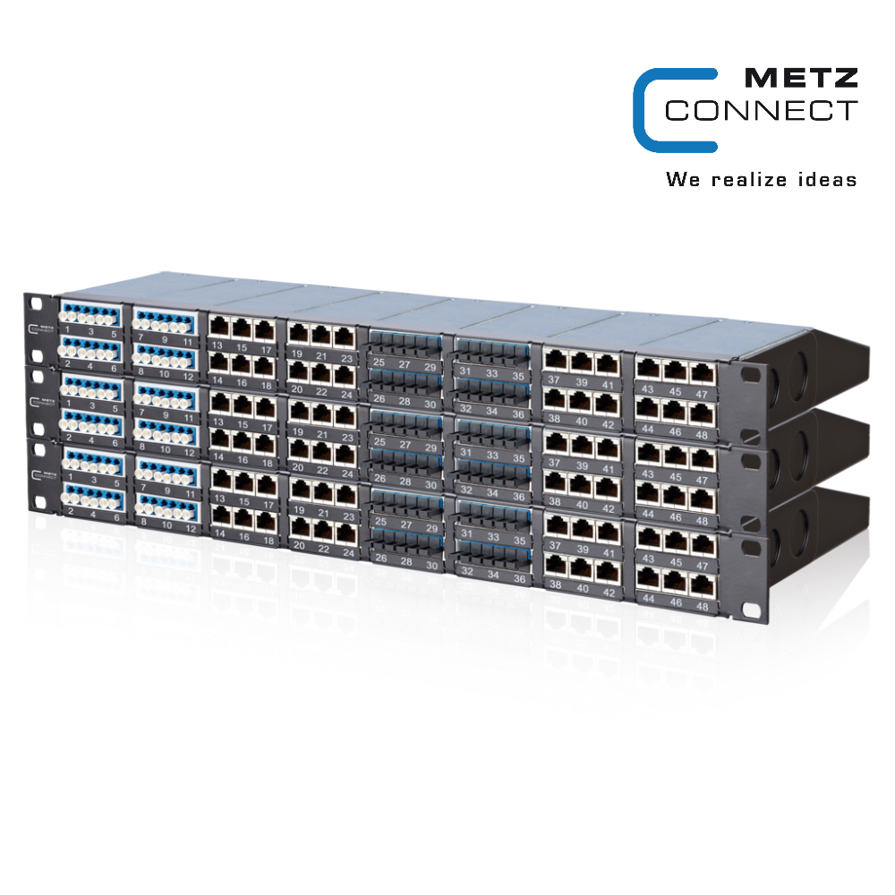 پچ پنل شبکه دیتاسنتر - METZ CONNECT
