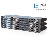 پچ پنل شبکه دیتاسنتر - METZ CONNECT